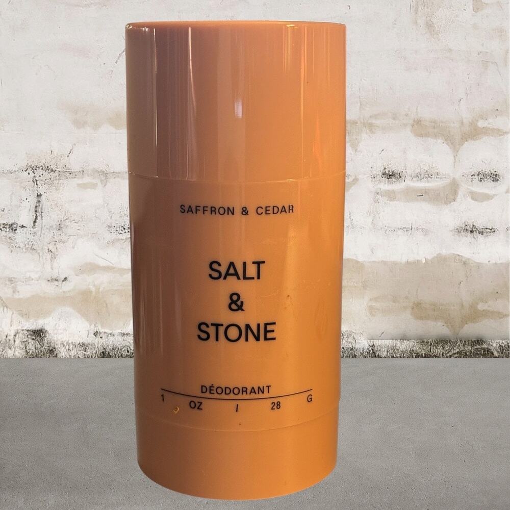 Salt & Stone Saffron & Cedar Extra-Strength Aluminum-Free Deodorant NEW